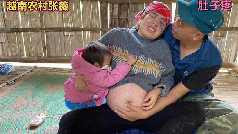 腹病美人肚子疼揉肚子吧