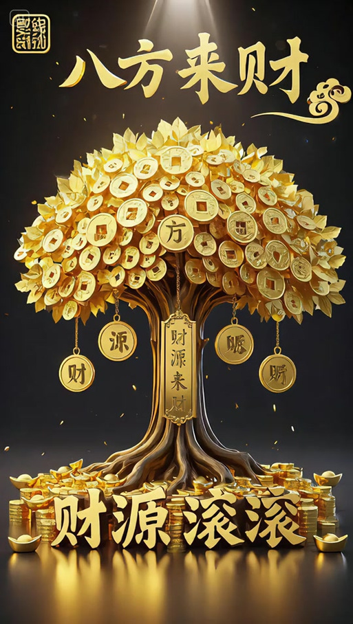 财源滚滚 日进斗金