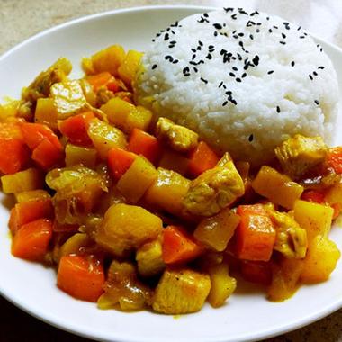 咖喱饭怎么制作缩略图