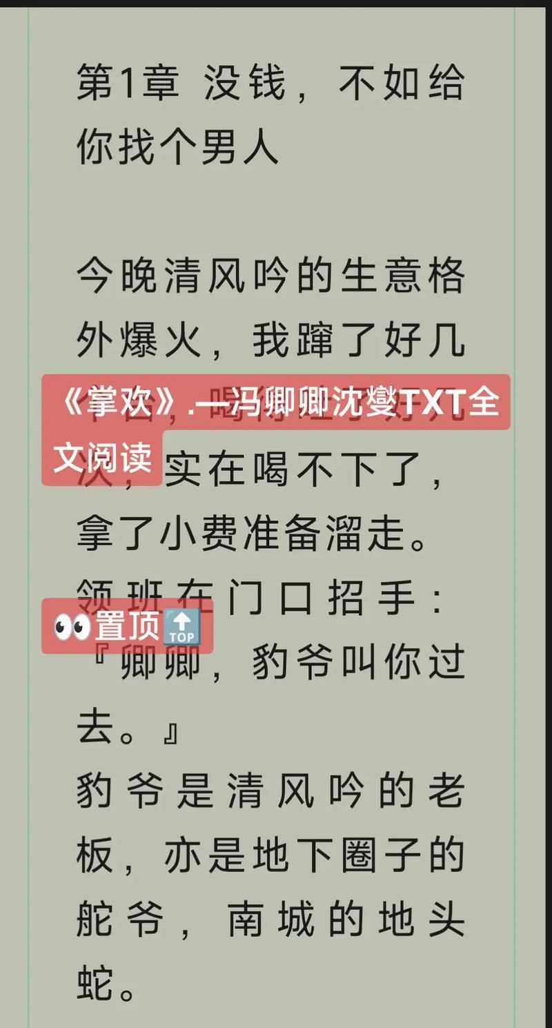 掌欢全文免费阅读下载缩略图