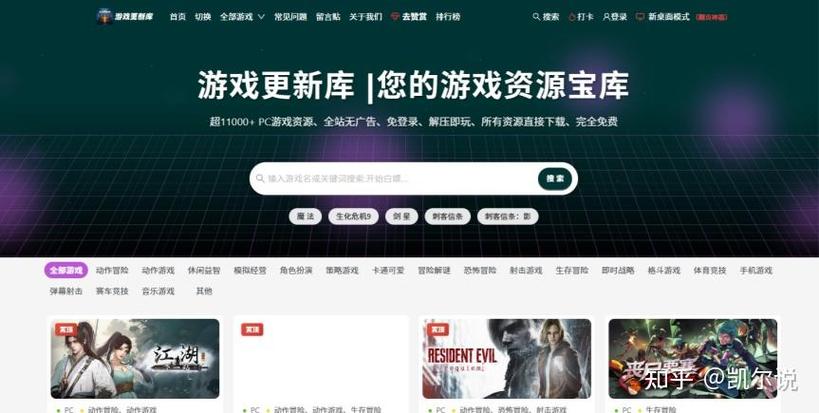 游戏资源网站推荐缩略图