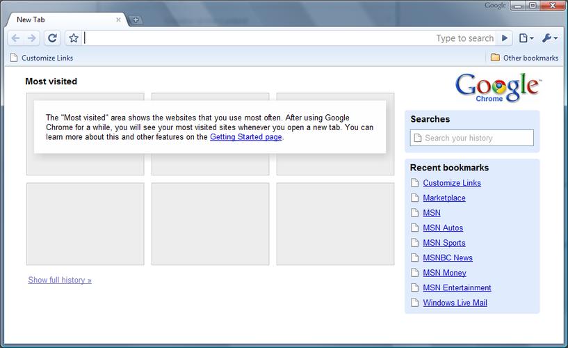 chrome 历史版本缩略图