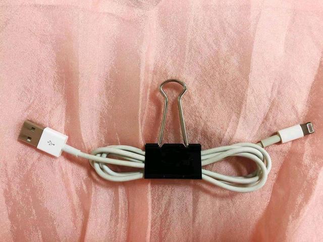 充电线捆扎方法