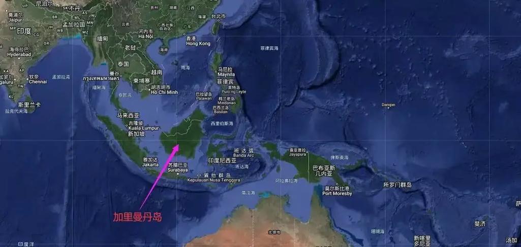 婆罗岛地图