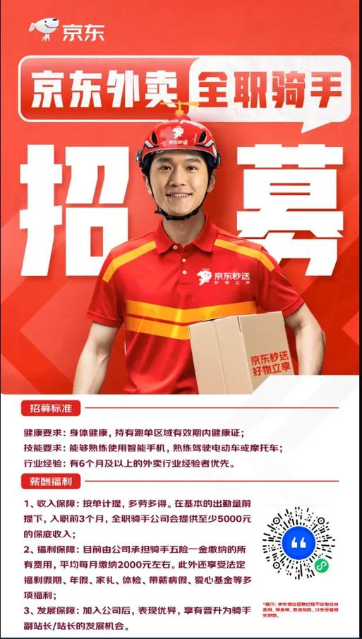 京东自带车配送员招聘缩略图
