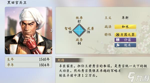 信长之野望16新生武将缩略图