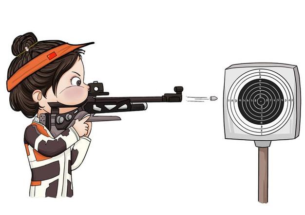 射击漫画图