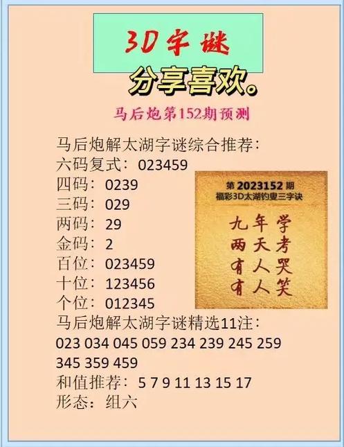 马后炮解3d太湖钓叟字谜之买了酒缩略图