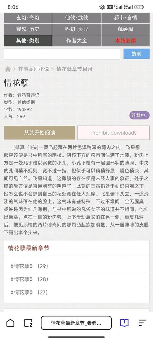 小说第一版主网缩略图