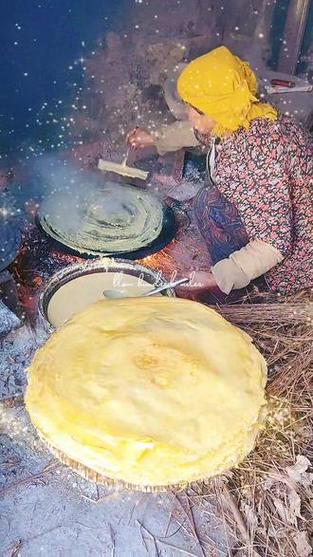 80年代农村做的老式煎饼缩略图