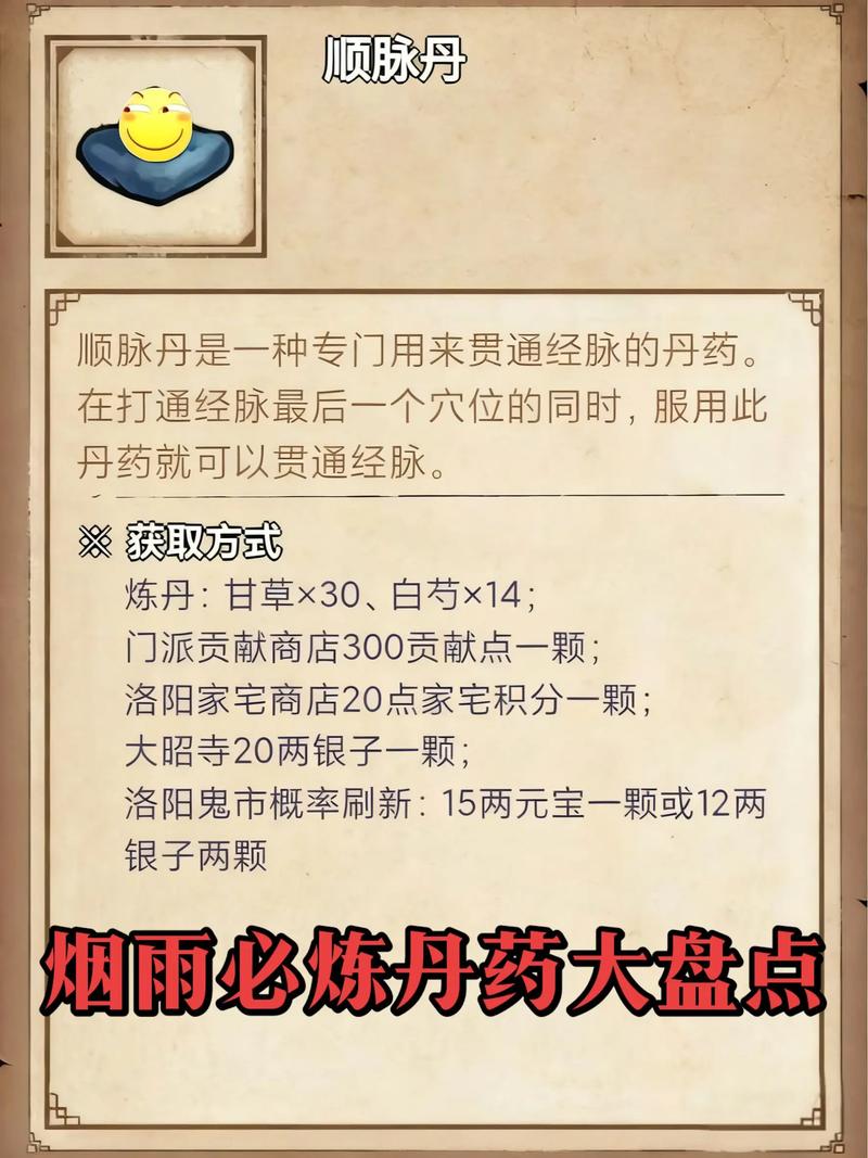 烟雨江湖炼药
