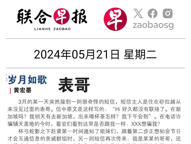 新加坡早报中文版网站