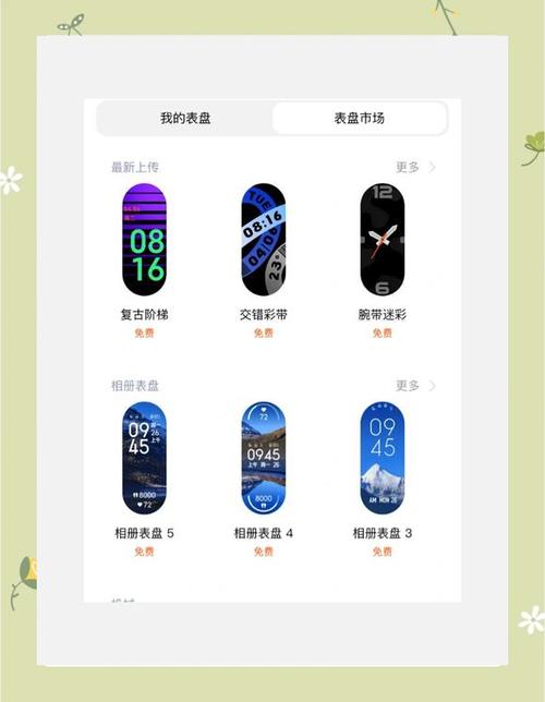 小米手环表盘自定义设置方法