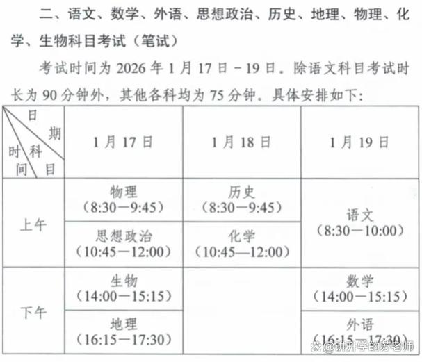 江苏省合格性考试时间截图