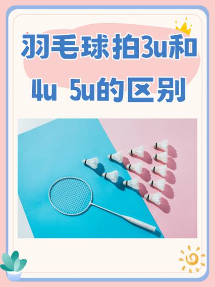 羽毛球拍2u3u和4u 5u的区别图标