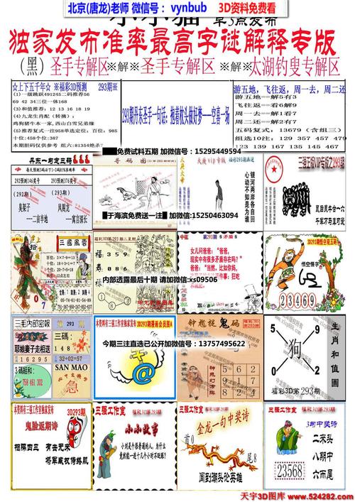 福彩3d小小猫图谜缩略图