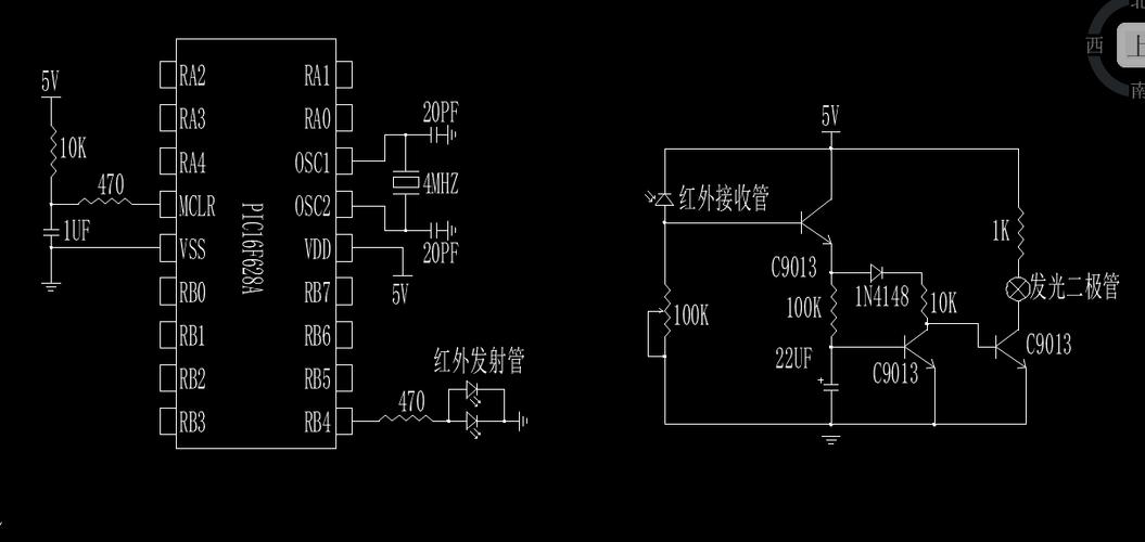 红外遥控发射与接收的原理截图