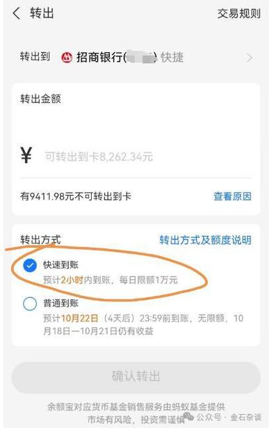 支付宝理财提现多久到账图标