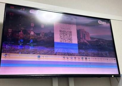 液晶电视横条纹怎么修截图