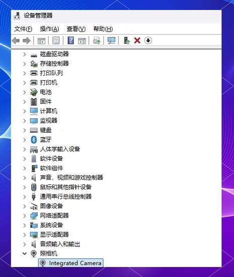 台式电脑连接摄像头没反应图标