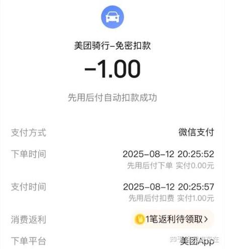 美团自动扣款什么意思
