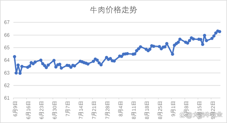 最新牛价格走势图