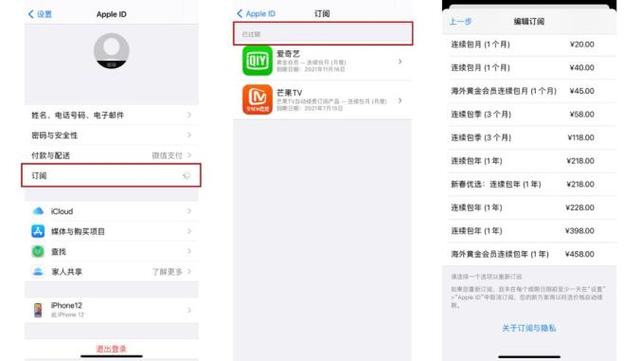 ios扣费怎么查询图标