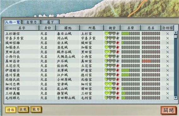 太阁立志传6简体中文版菜单图标