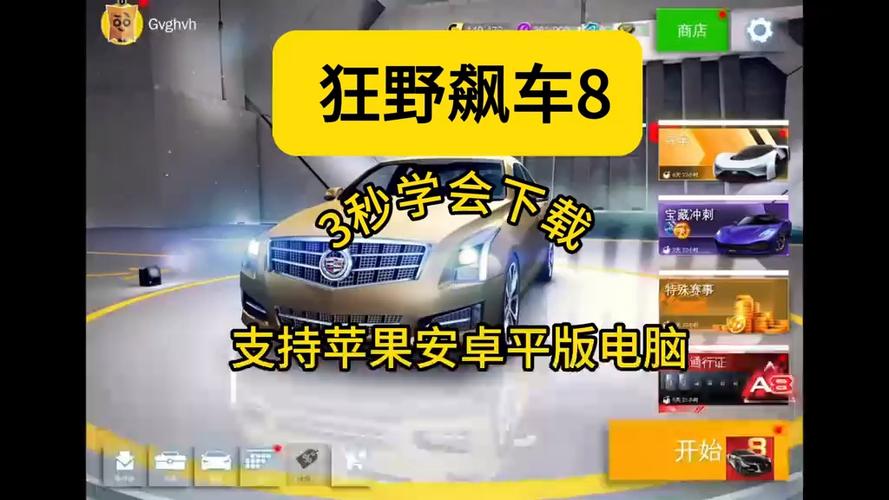 狂野飙车8下载教程图标