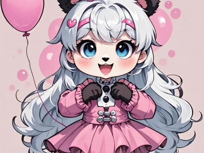 熊猫Q版少女缩略图