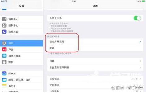 ipad2018屏幕旋转设置在哪里设置图标