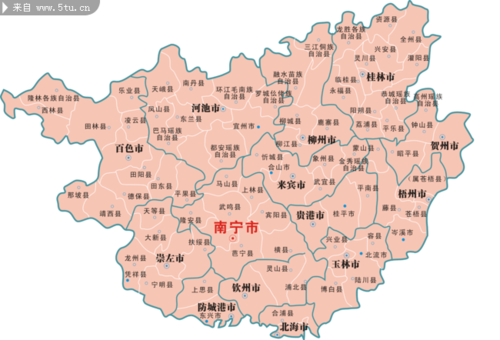 广西省地图各市县游戏截图