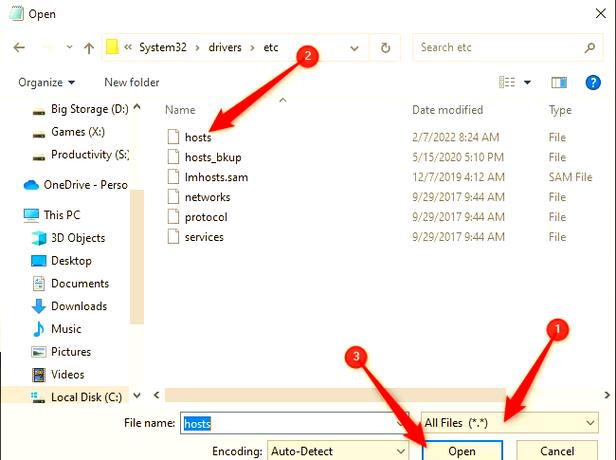 windows配置hosts地址截图