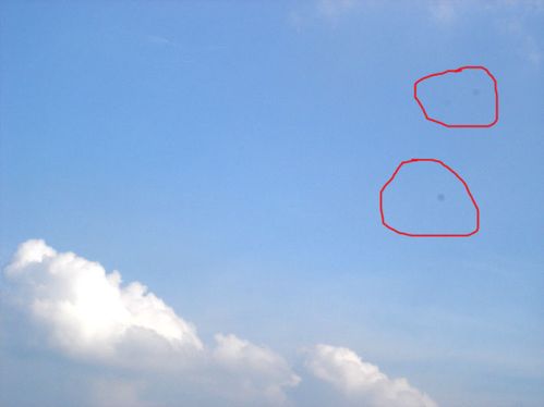 单反相机拍天空有黑斑截图