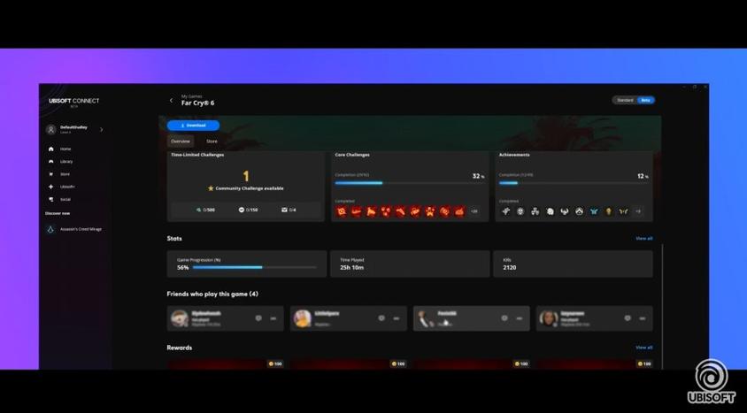 育碧Ubisoft Connect客户端更新