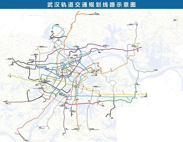 武汉2030地铁规划图图标