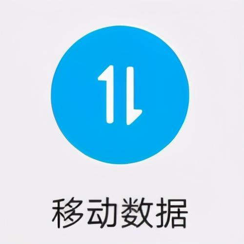 手机右上角出现移动数据图标截图