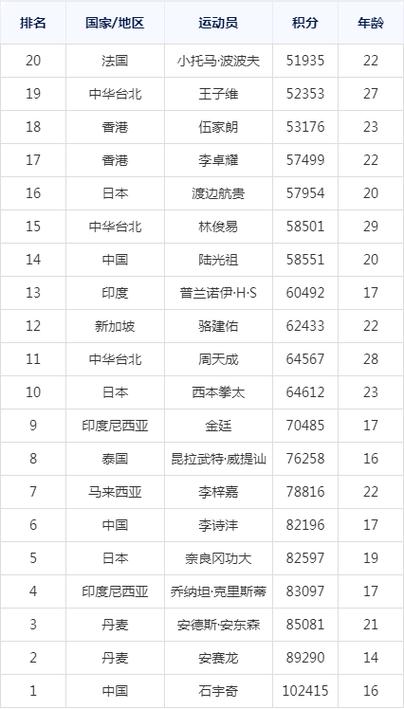 羽毛球十大名牌排行