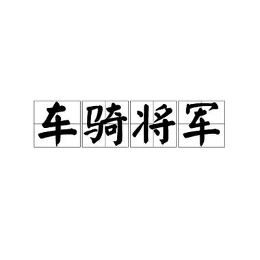 车骑将军的正式官职截图