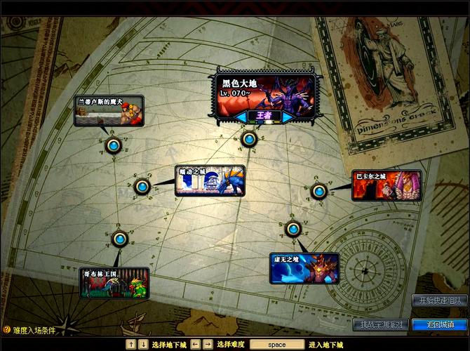 dnf70版本地图