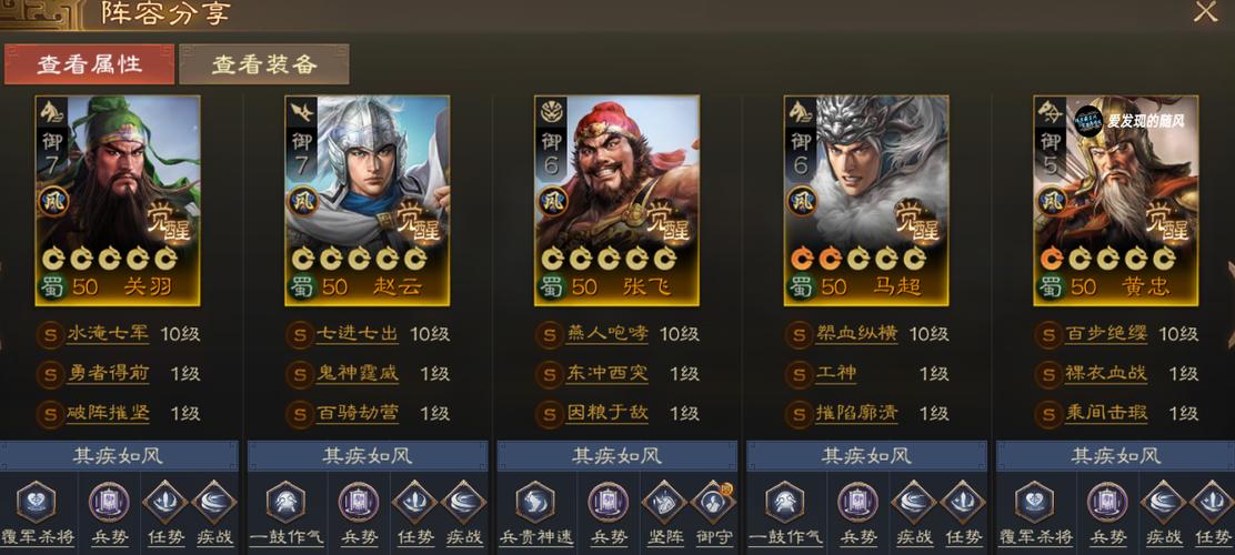 三国志诸葛亮阵容搭配