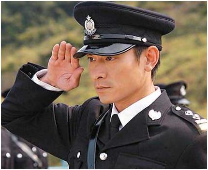 支持港警的艺人截图