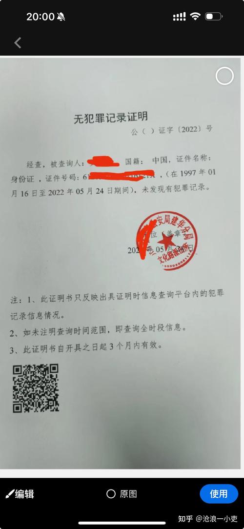 山西公安无犯罪记录证明电子版图标