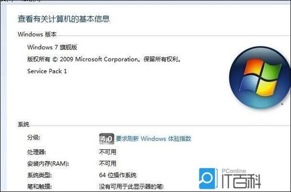 win7旗舰版系统分级不可用缩略图