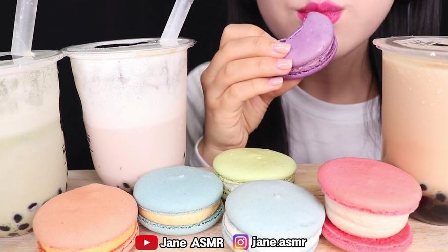 jane吃播助眠马卡龙奶茶截图