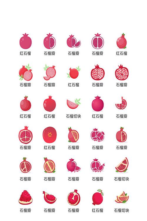 APP石榴图标