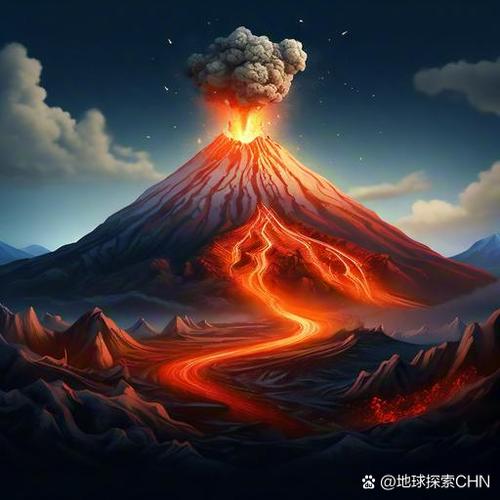 人掉进火山岩浆视频