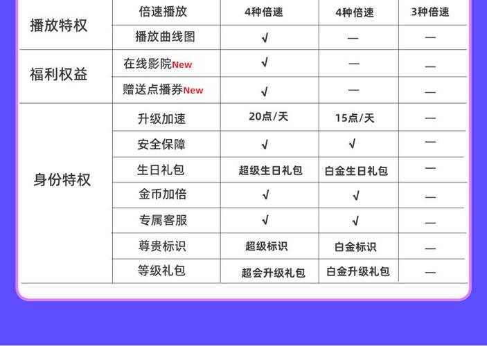迅雷会员分为几个等级截图