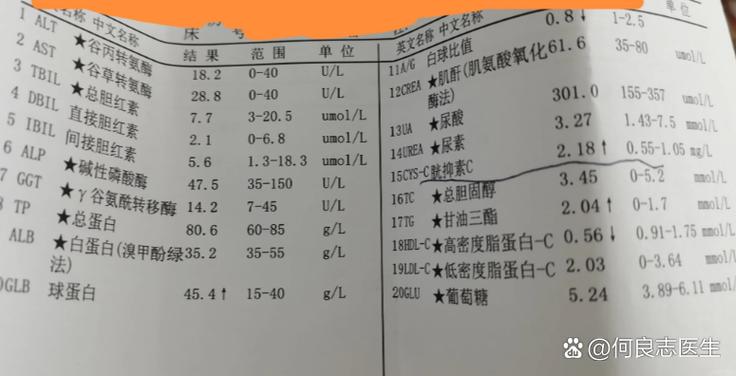 抑光素C临床意义
