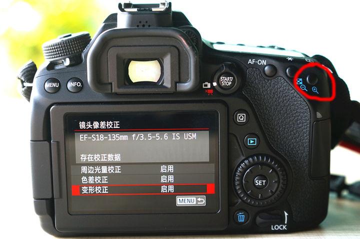 佳能80d设置屏幕触摸对焦缩略图